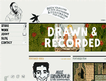 Tablet Screenshot of drewchristie.com